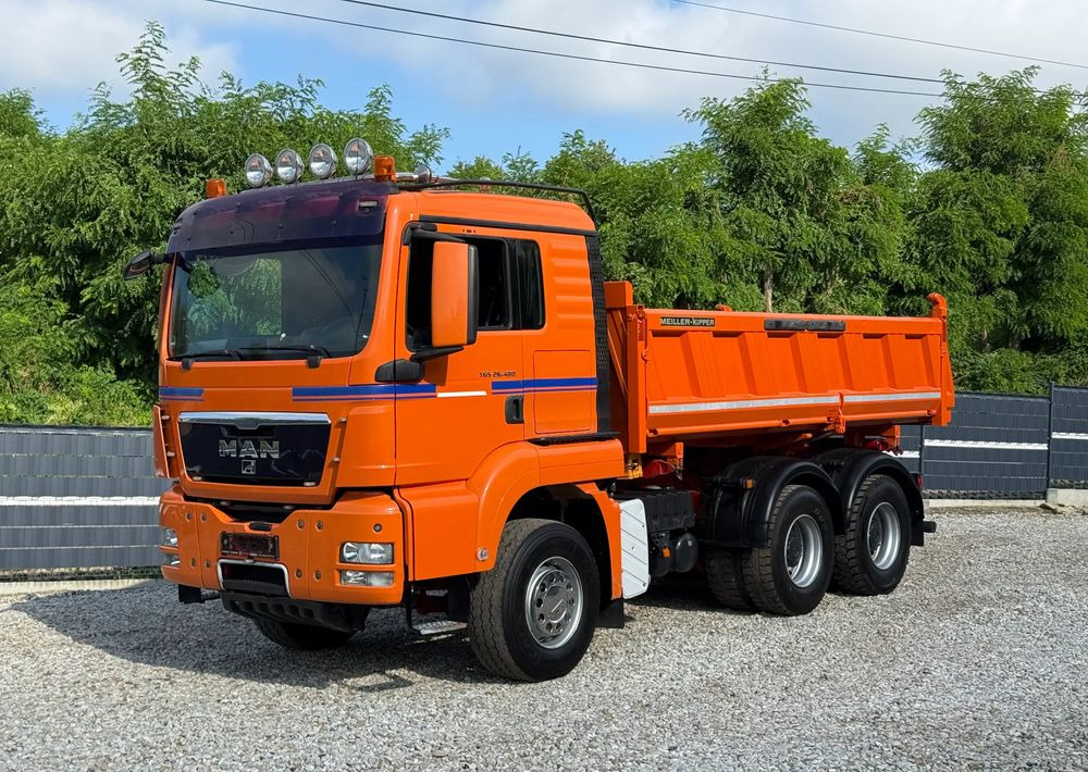 MAN * TGS 26.480 MAN * Kiper / Wywrotka * 6x4 * Sprowadzona * Bordmatik * Stan Perfekcyjny - Billenőplatós teherautó: 2 kép. MAN * TGS 26.480 MAN * Kiper / Wywrotka * 6x4 * Sprowadzona * Bordmatik * Stan Perfekcyjny - Billenőplatós teherautó: 2 kép.