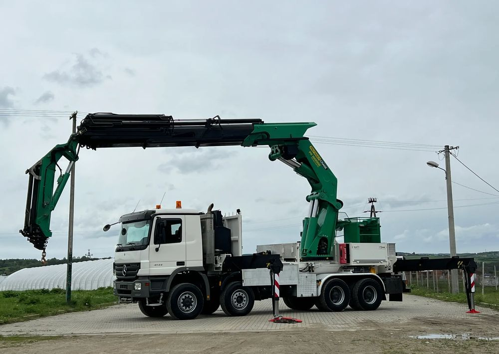 Mercedes-Benz * HDS Palfinger 150002 + FLY JIB PJ 170 * Mercedes Actros 8x6 * Dźwig * 40 TON * Wyciągarka * 35 Metrów * Kosz * - Darus autó: 1 kép. Mercedes-Benz * HDS Palfinger 150002 + FLY JIB PJ 170 * Mercedes Actros 8x6 * Dźwig * 40 TON * Wyciągarka * 35 Metrów * Kosz * - Darus autó: 1 kép.