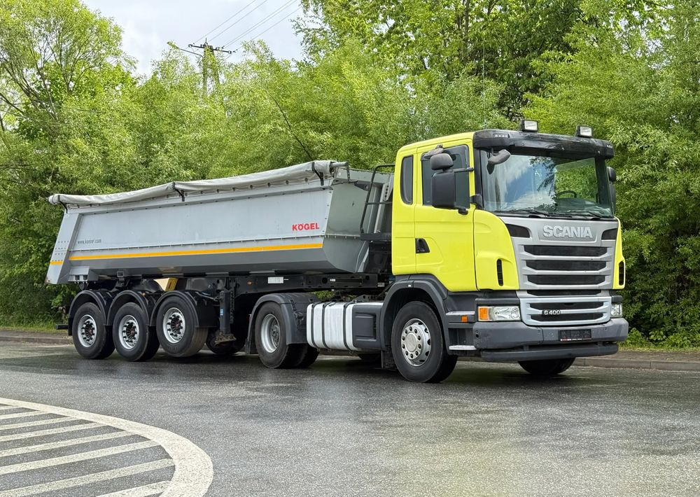 Scania * Zestaw * Scania G400 + Naczepa Kogel Kiper Wywrotka * Sprowadzony * Bardzo Dobry Stan * - Nyergesvontató, Félpótkocsi billenőplatós: 2 kép. Scania * Zestaw * Scania G400 + Naczepa Kogel Kiper Wywrotka * Sprowadzony * Bardzo Dobry Stan * - Nyergesvontató, Félpótkocsi billenőplatós: 2 kép.