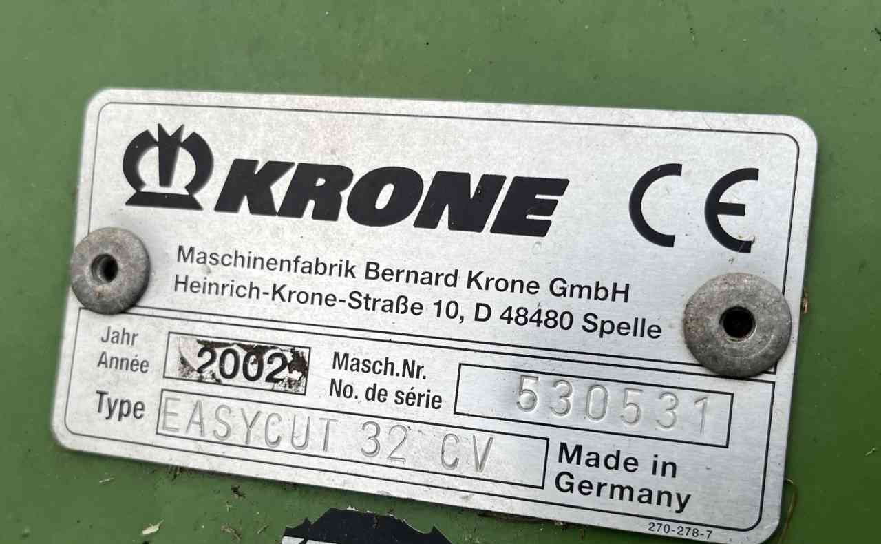 Krone Easycut 320 CV frontmaaier weidebouwmachines - Fűkasza: 3 kép. Krone Easycut 320 CV frontmaaier weidebouwmachines - Fűkasza: 3 kép.