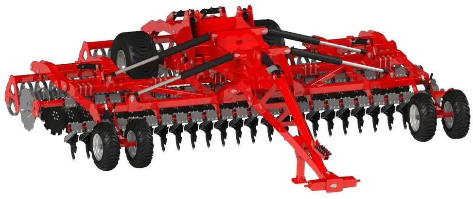 Brona talerzowa ciężka TYTAN AMJ Agro 4.0 5.0 6.0M - Tárcsás borona: 1 kép. Brona talerzowa ciężka TYTAN AMJ Agro 4.0 5.0 6.0M - Tárcsás borona: 1 kép.