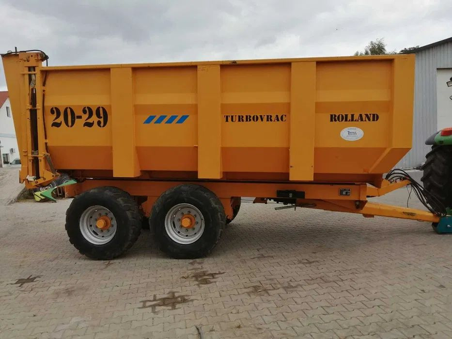 Mezőgazdasági pótkocsi Przyczepa skorupowa 16 ton ROLLAND 20-29 TURBOVRAC: 6 kép.
