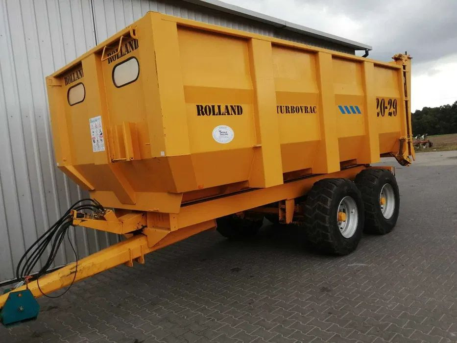 Przyczepa skorupowa 16 ton ROLLAND 20-29 TURBOVRAC - Mezőgazdasági pótkocsi: 4 kép. Przyczepa skorupowa 16 ton ROLLAND 20-29 TURBOVRAC - Mezőgazdasági pótkocsi: 4 kép.