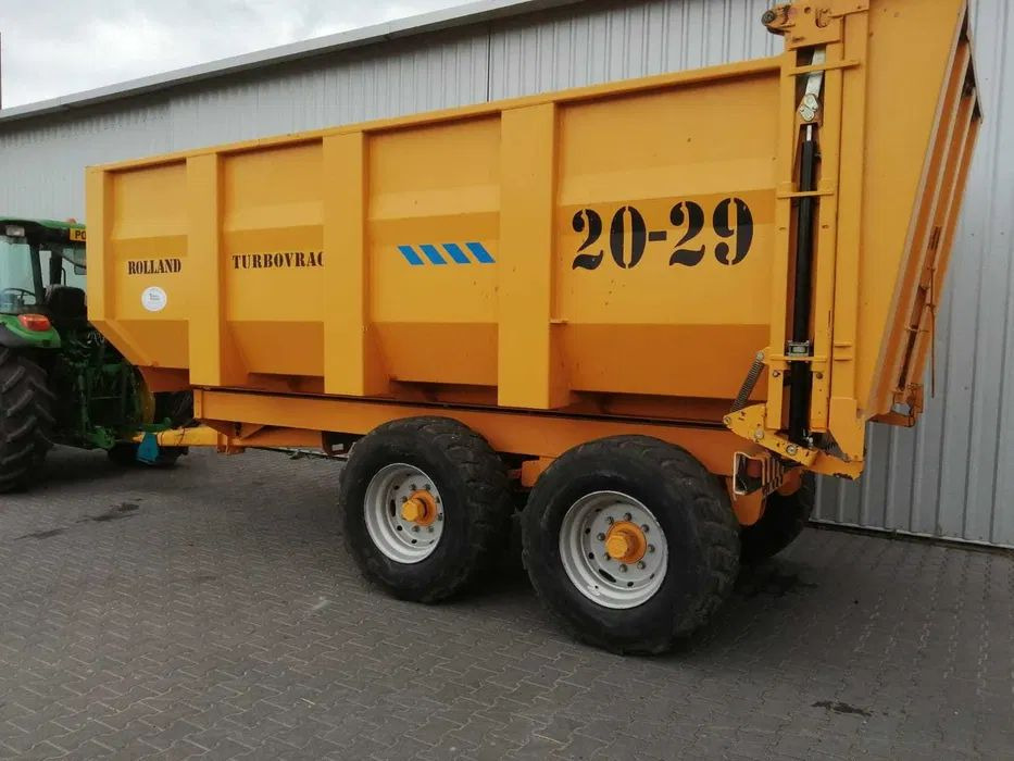 Przyczepa skorupowa 16 ton ROLLAND 20-29 TURBOVRAC - Mezőgazdasági pótkocsi: 3 kép. Przyczepa skorupowa 16 ton ROLLAND 20-29 TURBOVRAC - Mezőgazdasági pótkocsi: 3 kép.