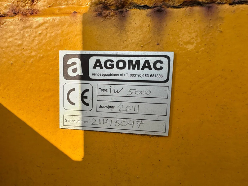 Mezőgazdasági pótkocsi Agomac IW 5000: 15 kép.