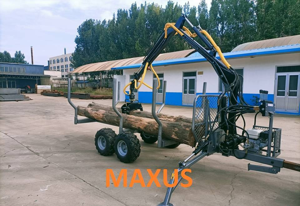 NEW MAXUS 3T Forest Trailer 3.8m Crane Warranty | НОВА лісова прицепа 3Т Кран 3,8м MAXUS Гарантія - Erdészeti pótkocsi: 1 kép. NEW MAXUS 3T Forest Trailer 3.8m Crane Warranty | НОВА лісова прицепа 3Т Кран 3,8м MAXUS Гарантія - Erdészeti pótkocsi: 1 kép.