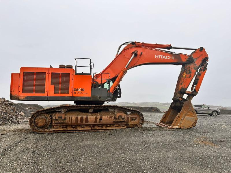 Hitachi ZX870 LCR-5B - Lánctalpas kotró: 2 kép. Hitachi ZX870 LCR-5B - Lánctalpas kotró: 2 kép.
