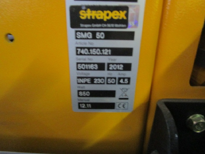 BANDEROLIERMASCHINE STRAPEX SMG 50 - Csomagológép: 5 kép. BANDEROLIERMASCHINE STRAPEX SMG 50 - Csomagológép: 5 kép.