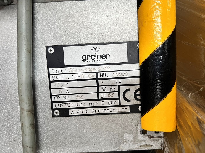 Ipari gép THERMOFORMMASCHINE ILLIG RDM K 50 & GREINER STAPELUNG: 9 kép.
