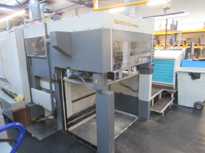 STANZMASCHINE BOBST AUTOPLATINE SP 102-CE - Nyomdagép: 2 kép. STANZMASCHINE BOBST AUTOPLATINE SP 102-CE - Nyomdagép: 2 kép.