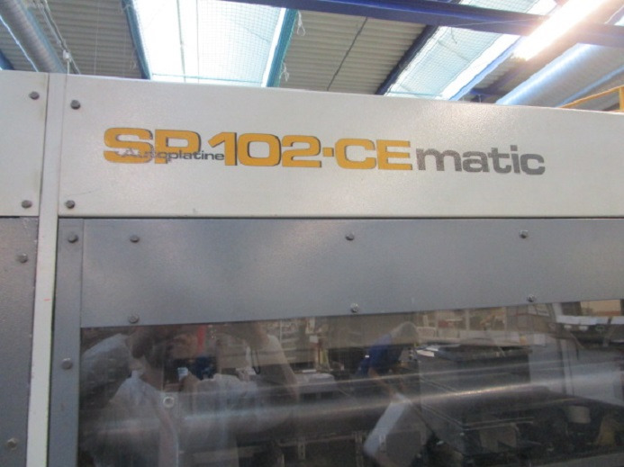 STANZMASCHINE BOBST AUTOPLATINE SP 102-CE - Nyomdagép: 3 kép. STANZMASCHINE BOBST AUTOPLATINE SP 102-CE - Nyomdagép: 3 kép.