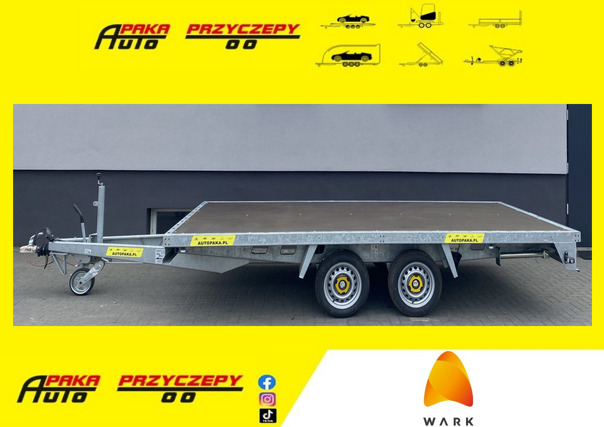 PLATFORMY PRZYCZEPA 4x2 WARK DMC 2700 / WARK 4x2 Platform Trailer DMC 2700 - Platós pótkocsi: 1 kép. PLATFORMY PRZYCZEPA 4x2 WARK DMC 2700 / WARK 4x2 Platform Trailer DMC 2700 - Platós pótkocsi: 1 kép.