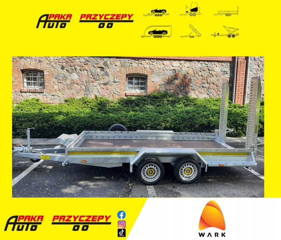 PRZYCZEPA DO KOPARKI MINIKOPARKI BUDOWLANA 3,5 ALU / CONSTRUCTION EXCAVATOR MINI EXCAVATOR TRAILER 3.5 ALU - Gépszállító utánfutó: 1 kép. PRZYCZEPA DO KOPARKI MINIKOPARKI BUDOWLANA 3,5 ALU / CONSTRUCTION EXCAVATOR MINI EXCAVATOR TRAILER 3.5 ALU - Gépszállító utánfutó: 1 kép.