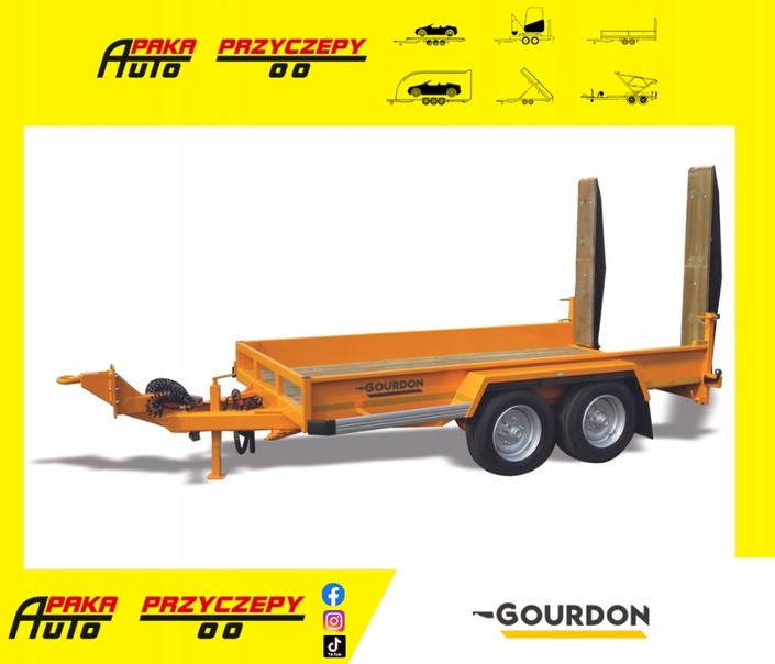 PRZYCZEPA DO MINIKOPAREK GOURDON VPR 350 / GOURDON VPR 350 TRAILER FOR MINI EXCAVATORS - Gépszállító utánfutó: 1 kép. PRZYCZEPA DO MINIKOPAREK GOURDON VPR 350 / GOURDON VPR 350 TRAILER FOR MINI EXCAVATORS - Gépszállító utánfutó: 1 kép.