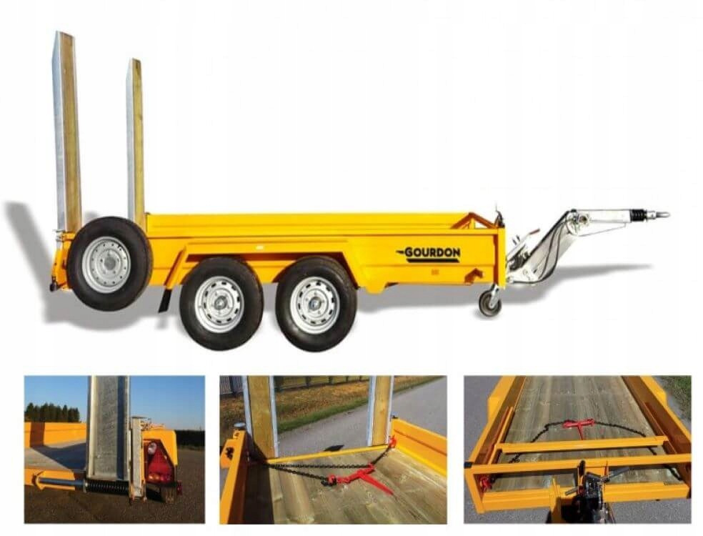 PRZYCZEPA DO MINIKOPAREK GOURDON VPR 350 / GOURDON VPR 350 TRAILER FOR MINI EXCAVATORS - Gépszállító utánfutó: 5 kép. PRZYCZEPA DO MINIKOPAREK GOURDON VPR 350 / GOURDON VPR 350 TRAILER FOR MINI EXCAVATORS - Gépszállító utánfutó: 5 kép.