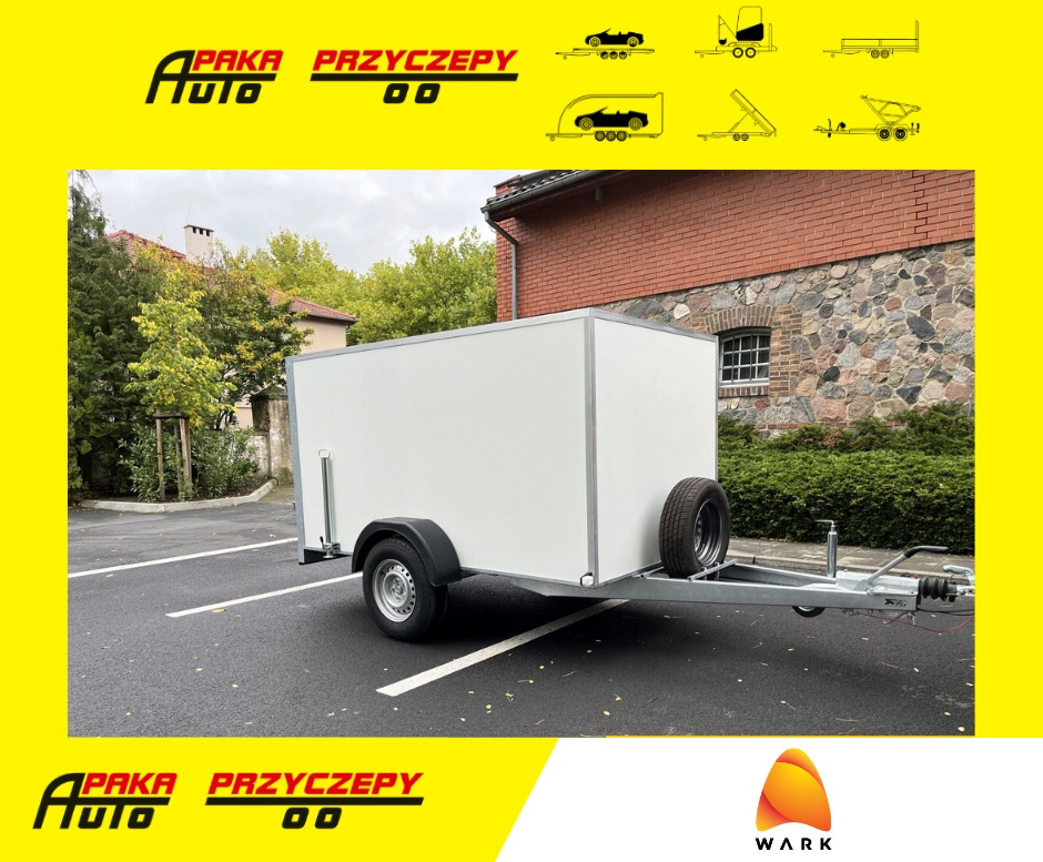 PRZYCZEPA KONTENER CARGO BOX 2,6 x 1,5 ZABUDOWANA / CARGO CONTAINER TRAILER BOX 2.6 x 1.5 ENCLOSED - Pótkocsi dobozos: 1 kép. PRZYCZEPA KONTENER CARGO BOX 2,6 x 1,5 ZABUDOWANA / CARGO CONTAINER TRAILER BOX 2.6 x 1.5 ENCLOSED - Pótkocsi dobozos: 1 kép.