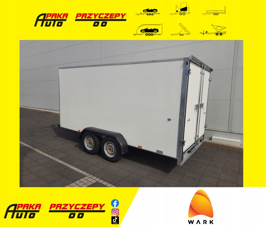 PRZYCZEPA KONTENER CARGO PAKA FURGON BOX 400 x 200 / CARGO CONTAINER TRAILER VAN BOX 400 x 200 - Pótkocsi dobozos: 1 kép. PRZYCZEPA KONTENER CARGO PAKA FURGON BOX 400 x 200 / CARGO CONTAINER TRAILER VAN BOX 400 x 200 - Pótkocsi dobozos: 1 kép.