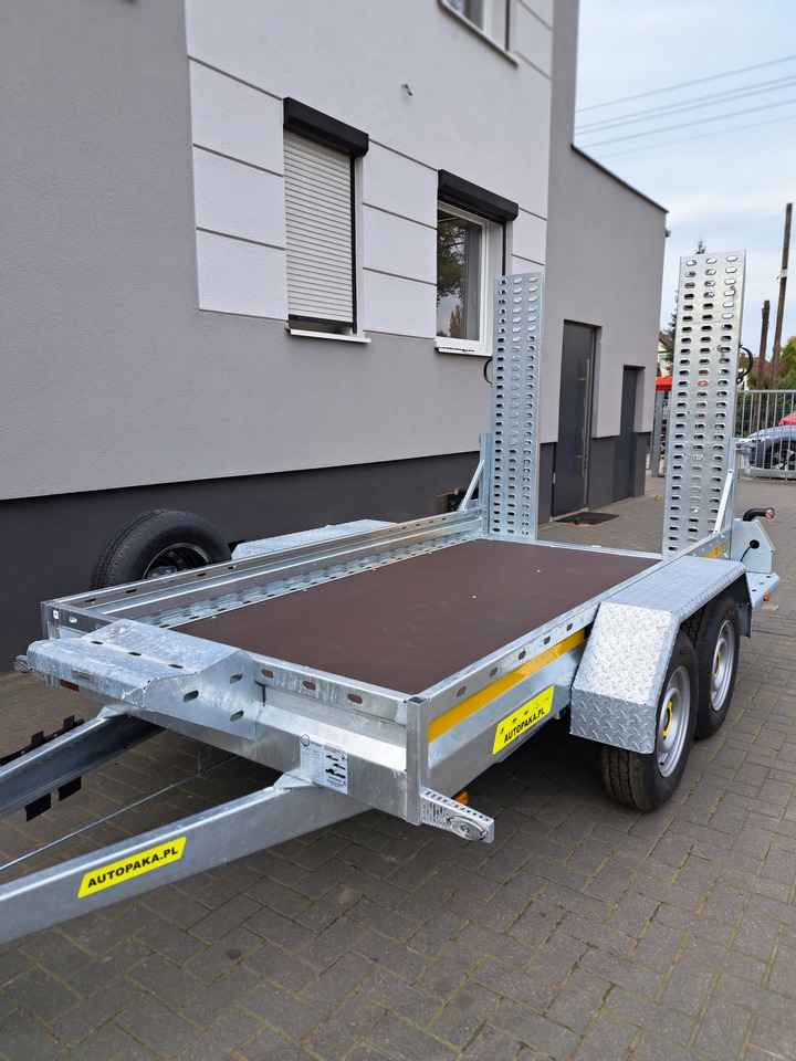 PRZYCZEPA LAWETA DO MINIKOPARKI Z NAJAZDAMI STALOWYMI, DMC 2700 KG / MINI EXCAVATOR TRANSPORTER TRAILER WITH STEEL RAMPS, DMC 2700 KG - Gépszállító utánfutó: 3 kép. PRZYCZEPA LAWETA DO MINIKOPARKI Z NAJAZDAMI STALOWYMI, DMC 2700 KG / MINI EXCAVATOR TRANSPORTER TRAILER WITH STEEL RAMPS, DMC 2700 KG - Gépszállító utánfutó: 3 kép.
