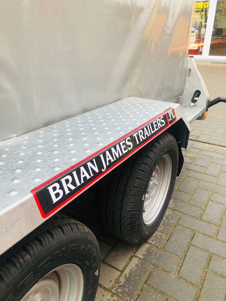 PRZYCZEPA LAWETA DO MINIKOPARKI ŻURAWIA Z PLANDEKĄ / MINI EXCAVATOR CRANE TRANSPORTER TRAILER WITH TARPAULIN - Gépszállító utánfutó: 4 kép. PRZYCZEPA LAWETA DO MINIKOPARKI ŻURAWIA Z PLANDEKĄ / MINI EXCAVATOR CRANE TRANSPORTER TRAILER WITH TARPAULIN - Gépszállító utánfutó: 4 kép.