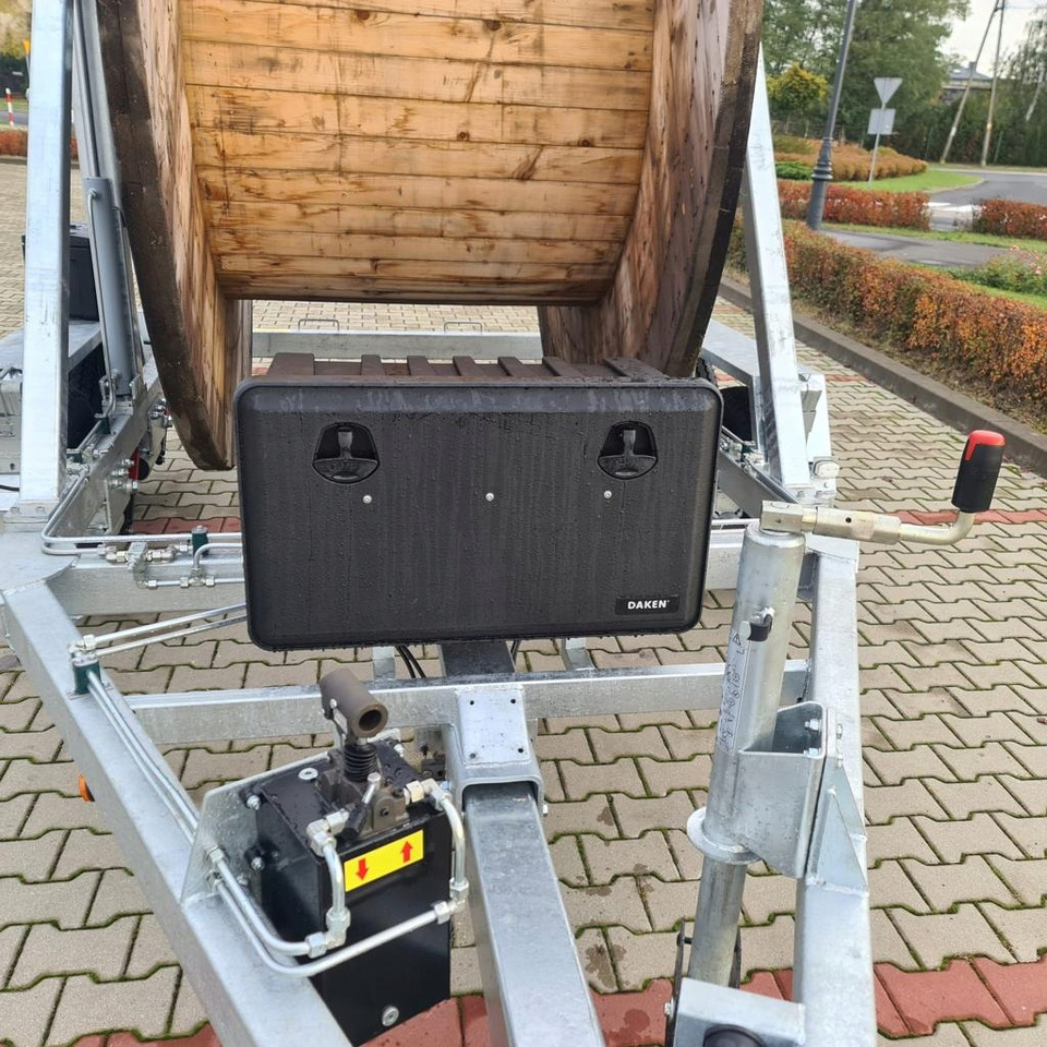 Új Kábeldob szállító utánfutó PRZYCZEPA SŁUPOWA KABLOWA PRZEWÓZ KABLI 3500 KG / POLE CABLE TRAILER FOR CABLE TRANSPORT 3500 KG: 7 kép.