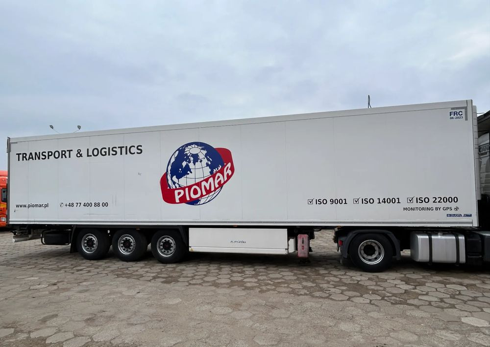 Krone CARRIER VECTOR 1550 / GRUBA ŚCIANA 7 CM / NOWE OPONY / 2017 ROK !! - Félpótkocsi hűtős: 2 kép. Krone CARRIER VECTOR 1550 / GRUBA ŚCIANA 7 CM / NOWE OPONY / 2017 ROK !! - Félpótkocsi hűtős: 2 kép.