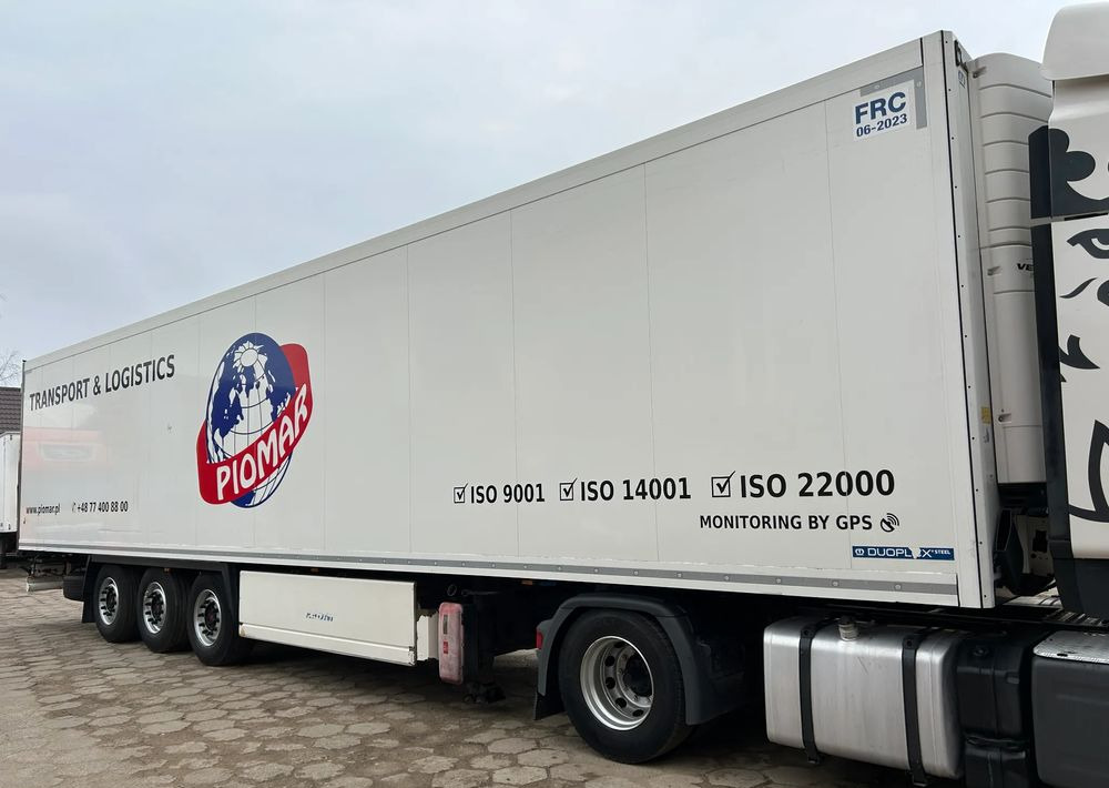 Krone CARRIER VECTOR 1550 / GRUBA ŚCIANA 7 CM / NOWE OPONY / 2017 ROK !! - Félpótkocsi hűtős: 3 kép. Krone CARRIER VECTOR 1550 / GRUBA ŚCIANA 7 CM / NOWE OPONY / 2017 ROK !! - Félpótkocsi hűtős: 3 kép.