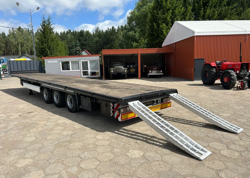 Krone PLATFORMA NISKOPODWOZIOWA z NAJAZDAMI / MEGA R 19.5 / OSIE SAF !! - Félpótkocsi mélybölcsős: 1 kép. Krone PLATFORMA NISKOPODWOZIOWA z NAJAZDAMI / MEGA R 19.5 / OSIE SAF !! - Félpótkocsi mélybölcsős: 1 kép.