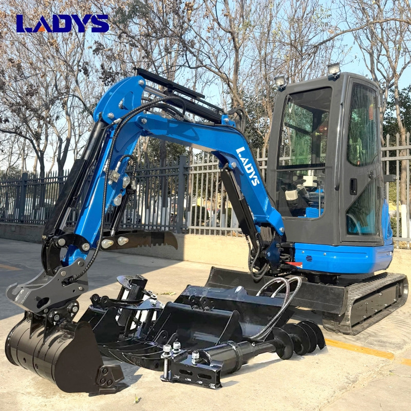 LADYS DY25U Mini Excavator Kubota Euro 5/Epa Engine Mini Excavator For Sale - Minikotró: 1 kép. LADYS DY25U Mini Excavator Kubota Euro 5/Epa Engine Mini Excavator For Sale - Minikotró: 1 kép.