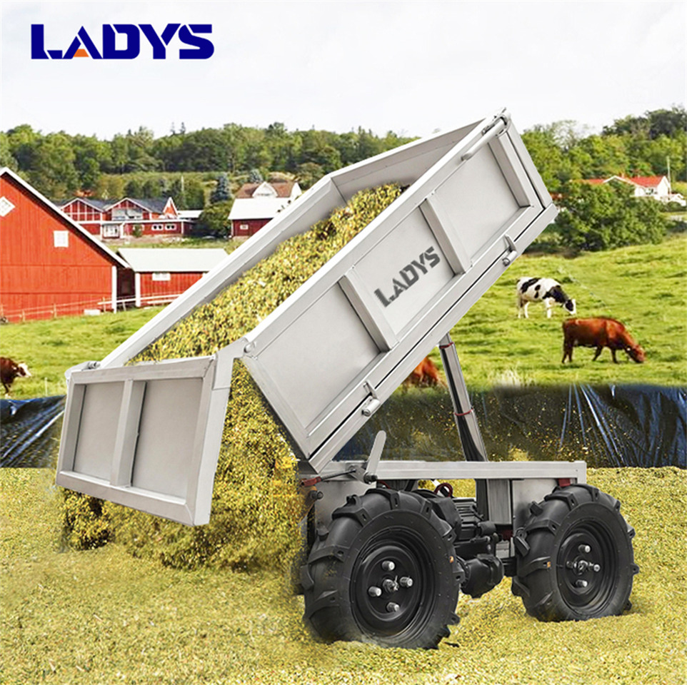 LADYS Electric Remote Control Transporter Agricultural Orchard Farm Electric Utv Dump Trailer Material Handling Equipment All Terrain Transport Vehicle - Mezőgazdasági billenőpótkocsi: 2 kép. LADYS Electric Remote Control Transporter Agricultural Orchard Farm Electric Utv Dump Trailer Material Handling Equipment All Terrain Transport Vehicle - Mezőgazdasági billenőpótkocsi: 2 kép.
