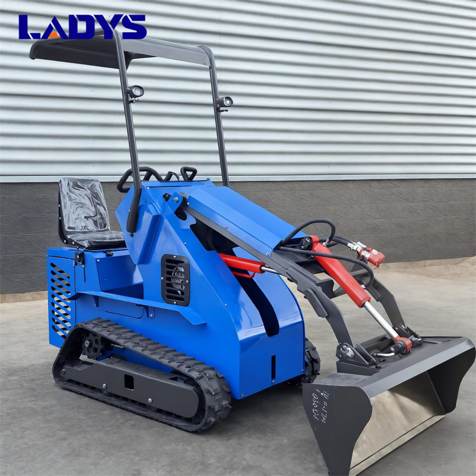 LADYS Free Shipping Mini Skid Steer Loader Compact Track Electric/Diesel Chinese Mini Skid Steer Loader For Sale With Mini Skid Steer Attachments 4 In 1 Bucket - Mini homlokrakodó: 5 kép. LADYS Free Shipping Mini Skid Steer Loader Compact Track Electric/Diesel Chinese Mini Skid Steer Loader For Sale With Mini Skid Steer Attachments 4 In 1 Bucket - Mini homlokrakodó: 5 kép.