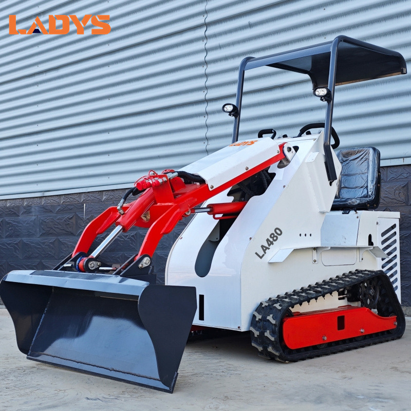 LADYS Free Shipping Mini Skid Steer Loader Compact Track Electric/Diesel Chinese Mini Skid Steer Loader For Sale With Mini Skid Steer Attachments 4 In 1 Bucket - Mini homlokrakodó: 5 kép. LADYS Free Shipping Mini Skid Steer Loader Compact Track Electric/Diesel Chinese Mini Skid Steer Loader For Sale With Mini Skid Steer Attachments 4 In 1 Bucket - Mini homlokrakodó: 5 kép.
