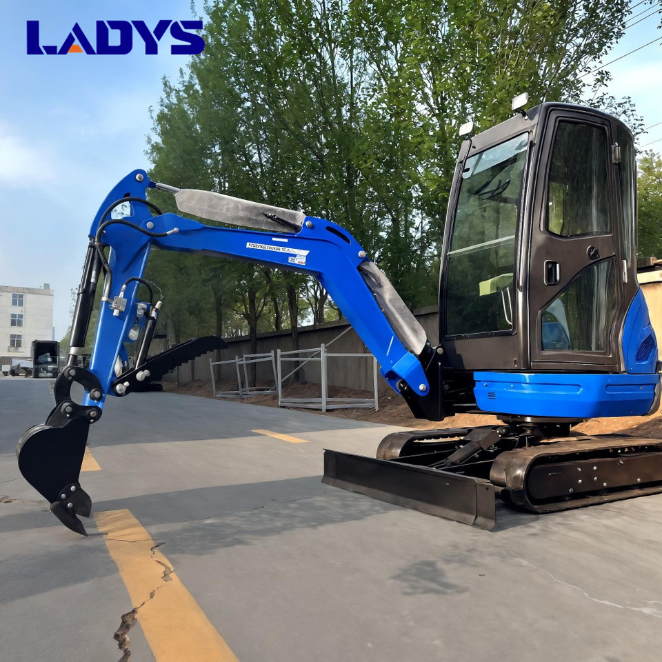 LADYS DY25U Mini Excavator Digger Miniexcavadora EPA Kubota Engine Mini Excavator For Sale With Mini Excavator Attachment Set - Lánctalpas kotró: 4 kép. LADYS DY25U Mini Excavator Digger Miniexcavadora EPA Kubota Engine Mini Excavator For Sale With Mini Excavator Attachment Set - Lánctalpas kotró: 4 kép.