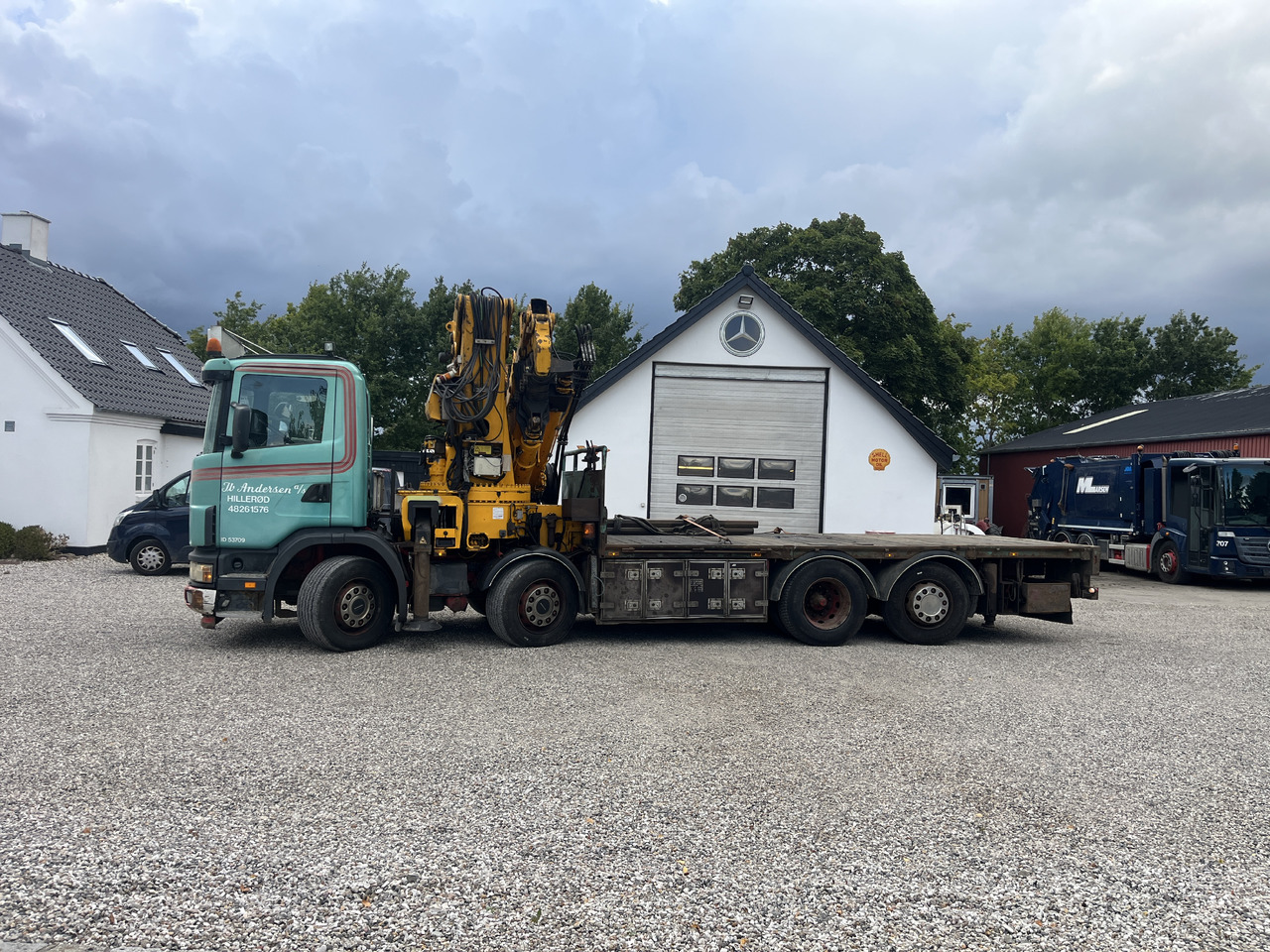 Scania G 124 - Darus autó: 1 kép. Scania G 124 - Darus autó: 1 kép.