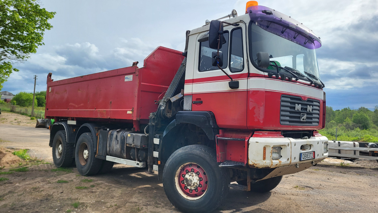 MAN 33.414 6X6 HIAB 102 33.414 - Billenőplatós teherautó: 3 kép. MAN 33.414 6X6 HIAB 102 33.414 - Billenőplatós teherautó: 3 kép.