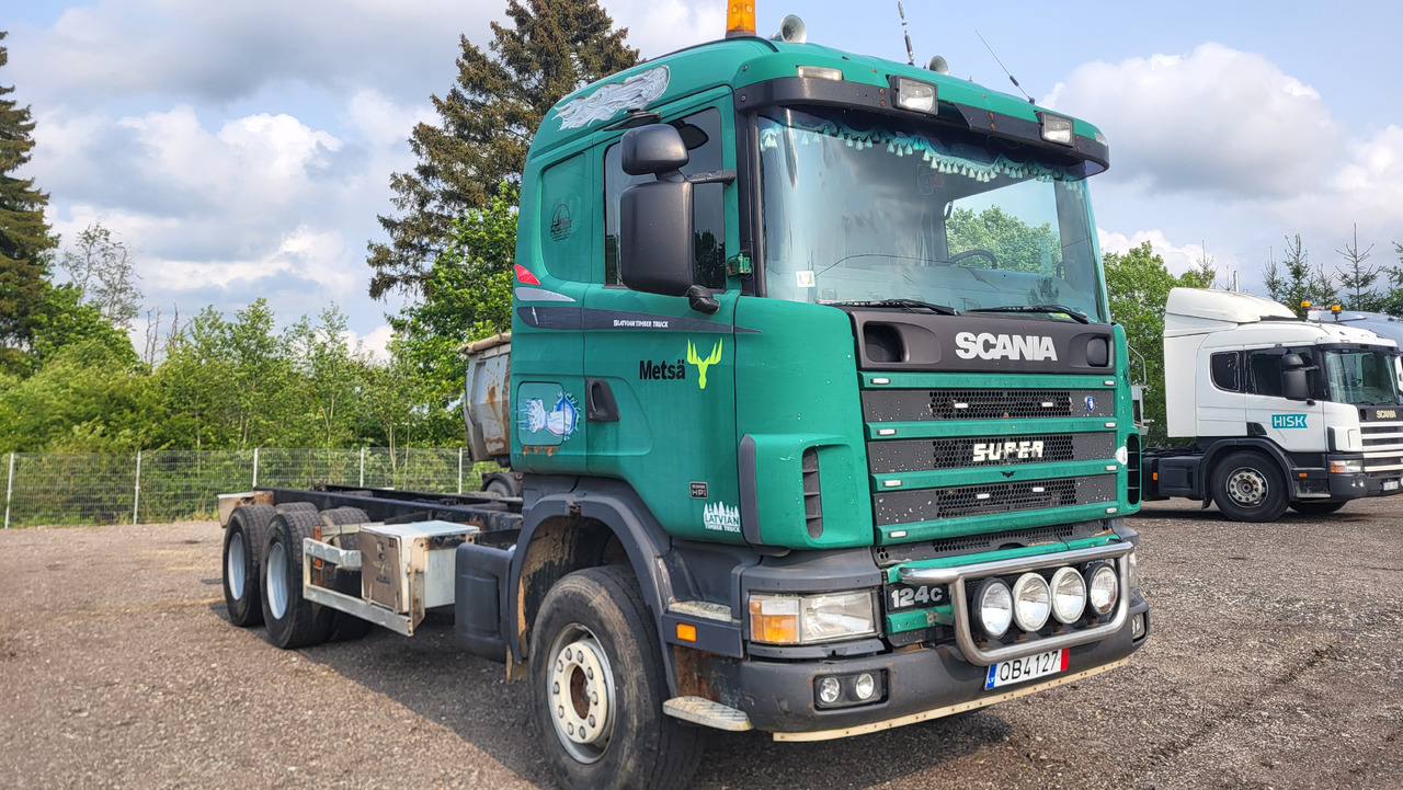 SCANIA R124 420 6X4 - Alvaz teherautó: 2 kép. SCANIA R124 420 6X4 - Alvaz teherautó: 2 kép.