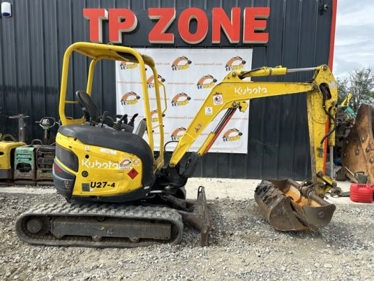 Kubota U27-4 à 19900€ HT - Minikotró: 1 kép. Kubota U27-4 à 19900€ HT - Minikotró: 1 kép.