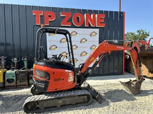 Kubota U27-4 à 20500 € HT - Minikotró: 1 kép. Kubota U27-4 à 20500 € HT - Minikotró: 1 kép.