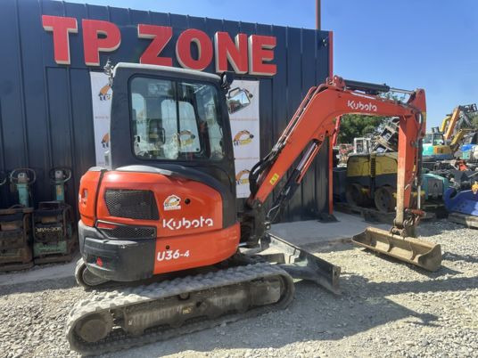 Minikotró Kubota U36-4 Cabine à 28500 € HT: 10 kép.