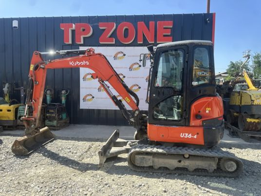 Minikotró Kubota U36-4 Cabine à 28500 € HT: 9 kép.