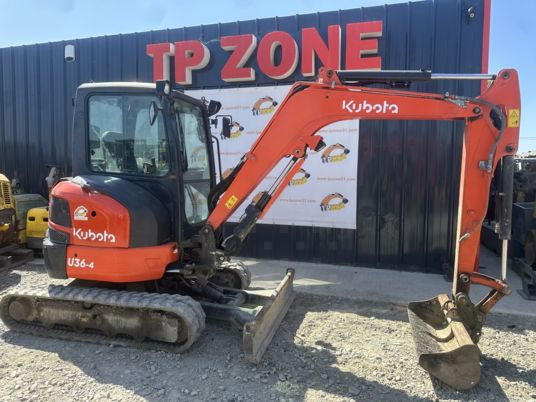 Minikotró Kubota U36-4 Cabine à 28500 € HT: 8 kép.