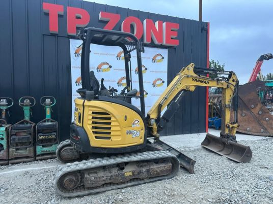 Minikotró Yanmar VIO26-6 Canopy à 21500 € HT: 7 kép.