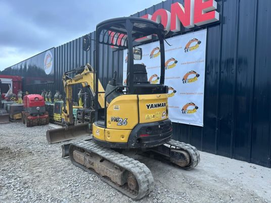 Minikotró Yanmar VIO26-6 Canopy à 21500 € HT: 8 kép.