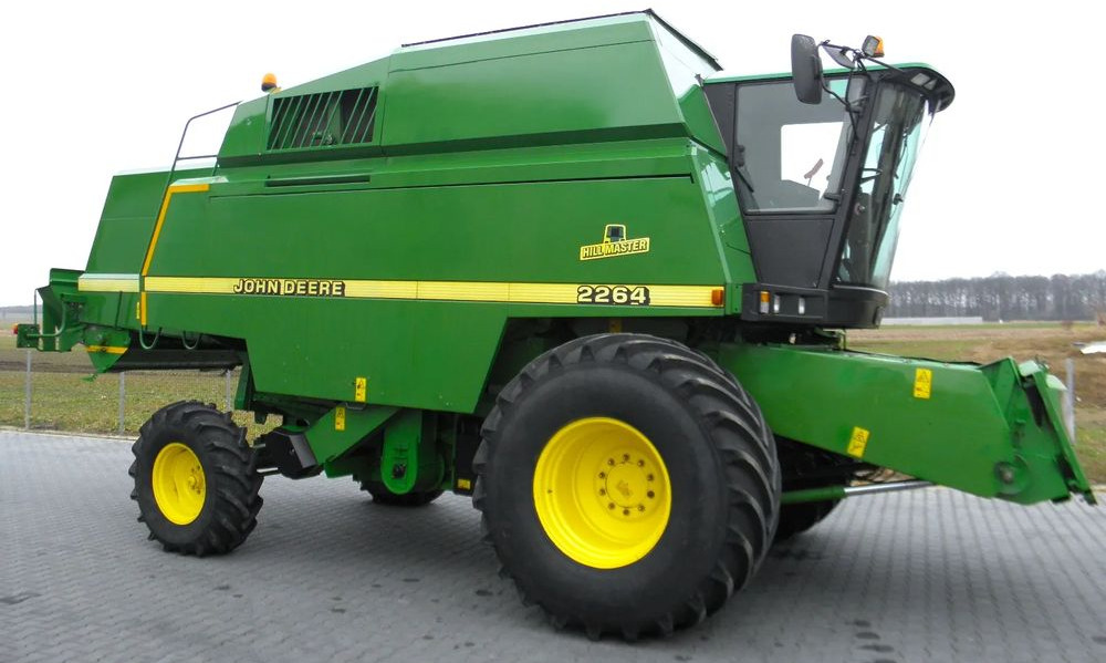 John Deere 2264 HM 2000 Rok, heder 6,1 m, Stol do rzepaku, Nowsza Wersja, Nie Malowany, Stan Idealny - Kombájn: 1 kép. John Deere 2264 HM 2000 Rok, heder 6,1 m, Stol do rzepaku, Nowsza Wersja, Nie Malowany, Stan Idealny - Kombájn: 1 kép.