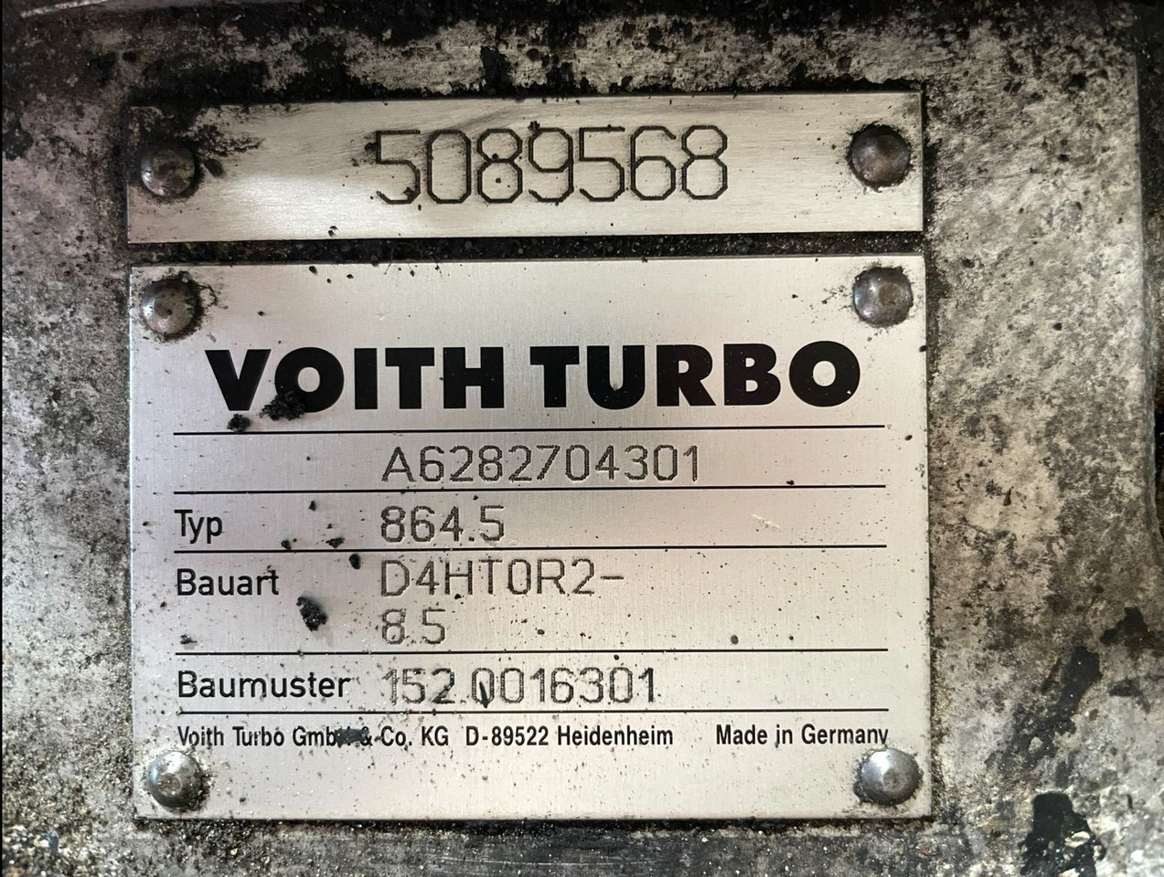 Voith Mercedes Citaro Voith Getriebe 864.5 D4HT0R2-8,5 A6282704301 152.0016301 5 - Sebességváltó és alkatrészek - Busz: 3 kép. Voith Mercedes Citaro Voith Getriebe 864.5 D4HT0R2-8,5 A6282704301 152.0016301 5 - Sebességváltó és alkatrészek - Busz: 3 kép.