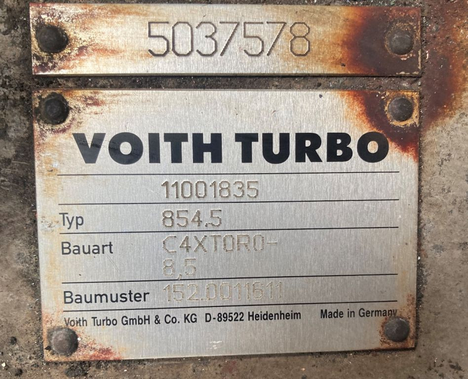 Voith Voith 854.5 C4XT0R0 -8.5E Solaris Van Hool Getriebe 152.0011611 - Sebességváltó és alkatrészek - Busz: 2 kép. Voith Voith 854.5 C4XT0R0 -8.5E Solaris Van Hool Getriebe 152.0011611 - Sebességváltó és alkatrészek - Busz: 2 kép.