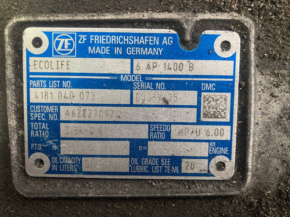 ZF Getriebe ZF 6 AP 1400 B Ecolife 4181040073 A6282709201 6AP1400B - Sebességváltó - Busz: 2 kép. ZF Getriebe ZF 6 AP 1400 B Ecolife 4181040073 A6282709201 6AP1400B - Sebességváltó - Busz: 2 kép.