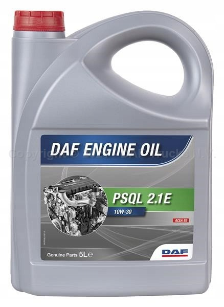 DAF OE OLEJ SILNIKOWY DAF PSQL 2.1 E ACEA E9 10W30 5L - Univerzális alkatrész: 1 kép. DAF OE OLEJ SILNIKOWY DAF PSQL 2.1 E ACEA E9 10W30 5L - Univerzális alkatrész: 1 kép.