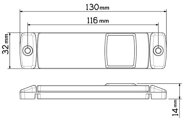 TRP Tylna lampa obrysowa LED 1528143 zamiennik Hella 2PS 008 645 - Lámpá/ Világítás: 2 kép. TRP Tylna lampa obrysowa LED 1528143 zamiennik Hella 2PS 008 645 - Lámpá/ Világítás: 2 kép.