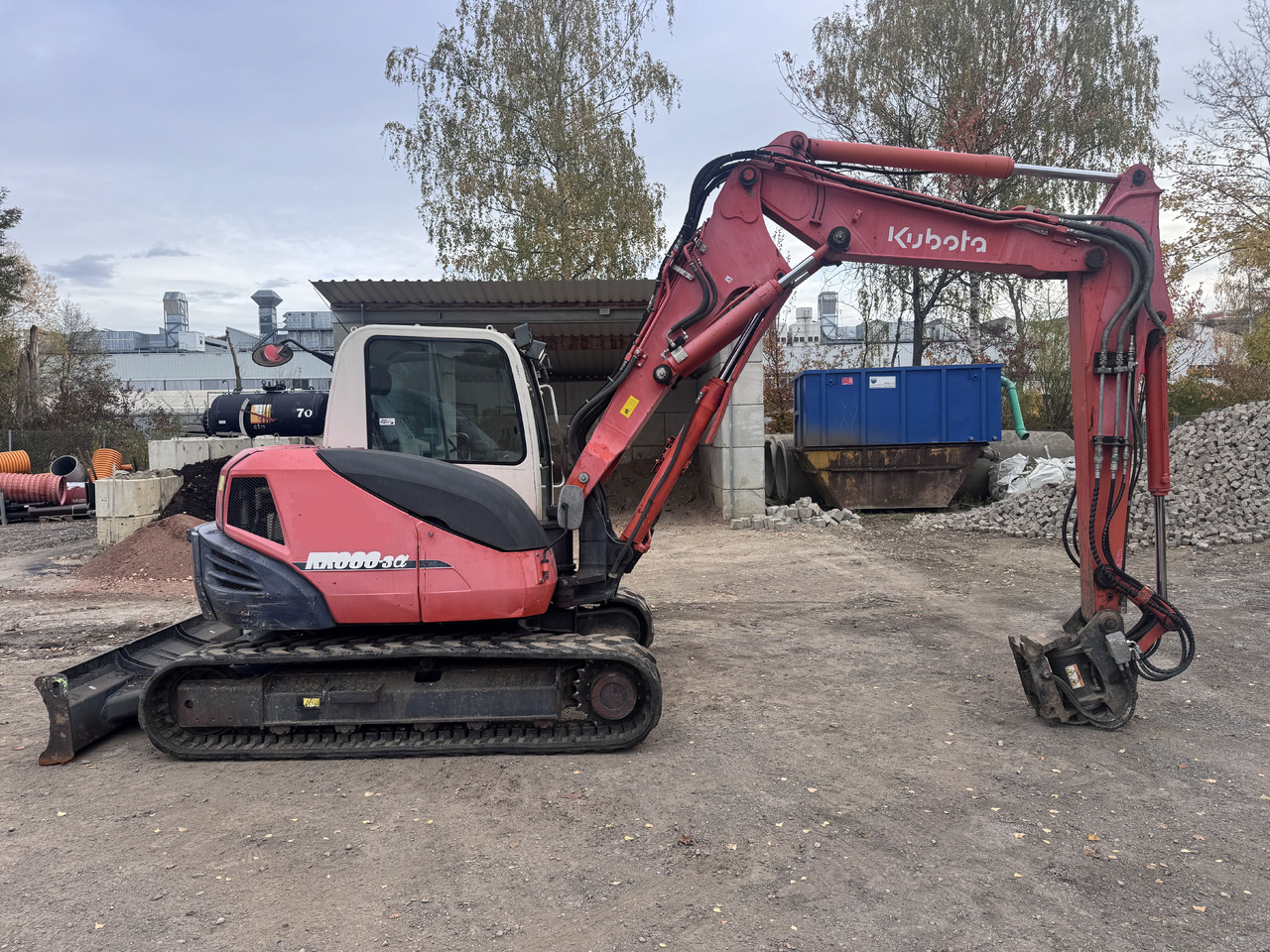 KUBOTA KX 080-3a - Minikotró: 4 kép. KUBOTA KX 080-3a - Minikotró: 4 kép.