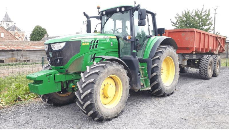 JOHN DEERE 6155M - Traktor: 3 kép. JOHN DEERE 6155M - Traktor: 3 kép.